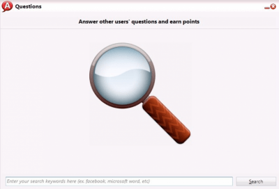 Screenshot of the application AnswerDome - #1