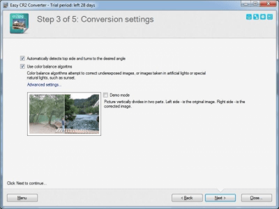 Screenshot of the application Easy CR2 Converter - #2