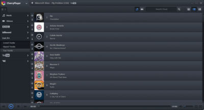Screenshot of the application CherryPlayer Portable - #4