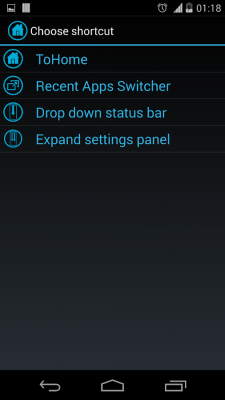 Screenshot of the application My Home Button - #4
