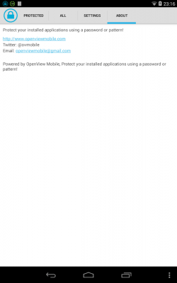 Screenshot of the application App Vault - #2