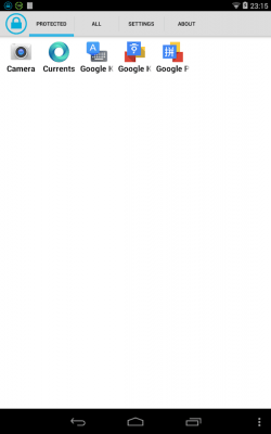 Screenshot of the application App Vault - #3