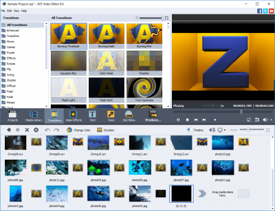 Screenshot of the application AVS Video Editor - #1