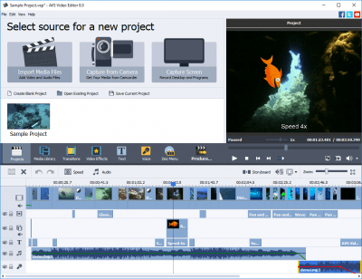 Screenshot of the application AVS Video Editor - #2
