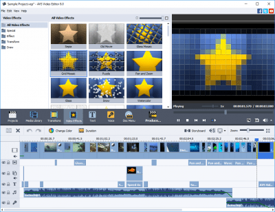 Screenshot of the application AVS Video Editor - #3