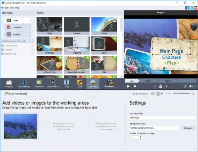 Screenshot of the application AVS Video Editor - #4