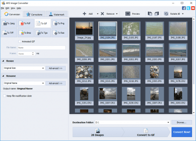 Screenshot of the application AVS Image Converter - #1