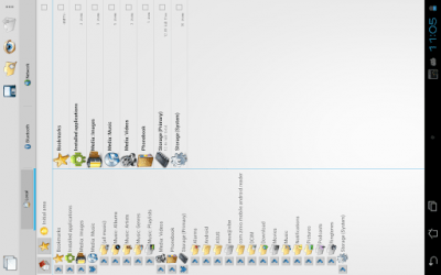 Screenshot of the application CASTLE File Manager - #3