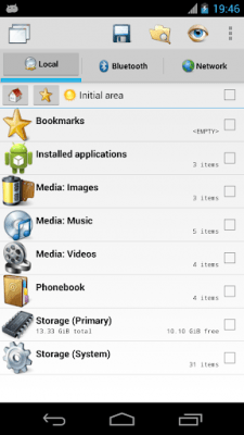 Screenshot of the application CASTLE File Manager - #12