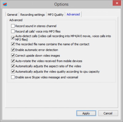Screenshot of the application HD Call Recorder for Skype - #3