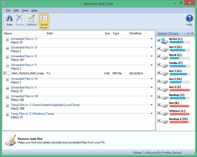 Screenshot of the application Ace Utilities - #1