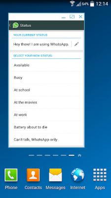 Screenshot of the application WhatsApp in Floating Window - #1