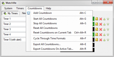 Screenshot of the application WatchMe - #4
