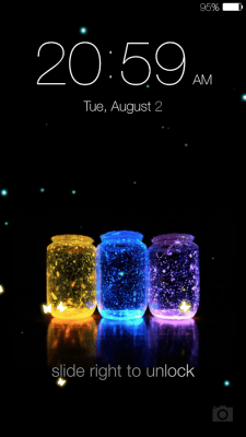Screenshot of the application Butterfly locksreen - #17