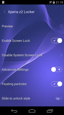 Screenshot of the application XZ live locker - #12