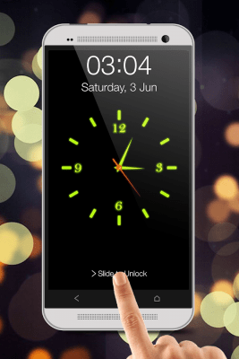 Screenshot of the application Glowing Clock Locker - #3