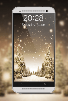 Screenshot of the application Snowfall Screen Lock - #8
