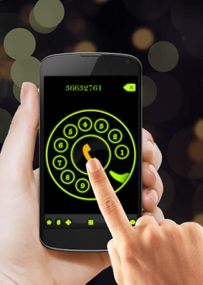 Screenshot of the application Neon Old Phone Dialer - #5