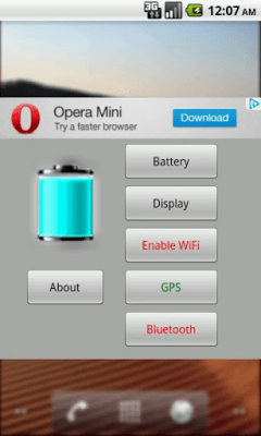 Screenshot of the application Celestial Battery - #3