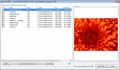 Screenshot of the application PDFCool Free PDF JPG Conversion - #2