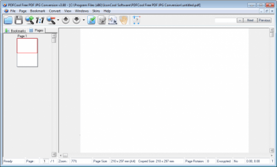 Screenshot of the application PDFCool Free PDF JPG Conversion - #3