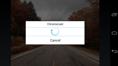 Screenshot of the application ES Chromecast plugin - #3