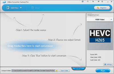 Screenshot of the application WonderFox Video Converter Factory Pro - #1