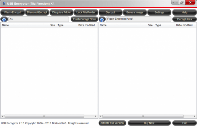 Screenshot of the application USB Encryptor - #1