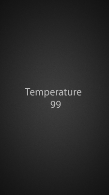 Screenshot of the application Finger Body Temperature Prank - #1