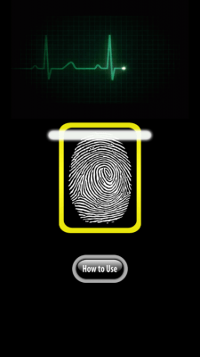 Screenshot of the application Finger Blood Pressure Prank - #4