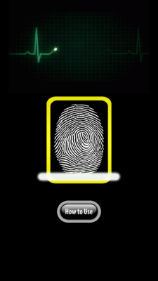 Screenshot of the application Finger Blood Pressure Prank - #5