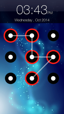 Screenshot of the application Pattern Screen Lock - #8