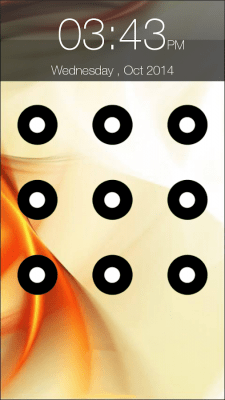 Screenshot of the application Pattern Screen Lock - #10