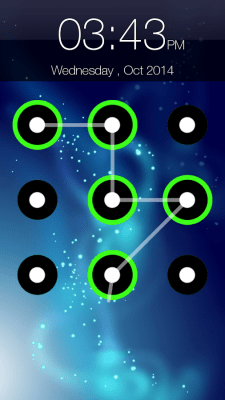 Screenshot of the application Pattern Screen Lock - #14