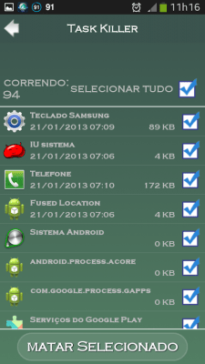 Screenshot of the application Memory Booster for Android - #6
