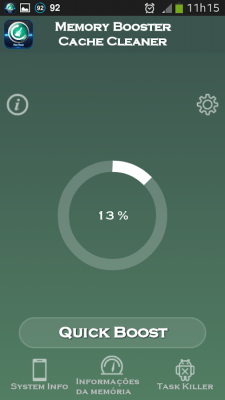 Screenshot of the application Memory Booster for Android - #8
