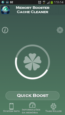 Screenshot of the application Memory Booster for Android - #11