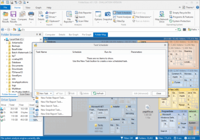Screenshot of the application FolderSizes - #3