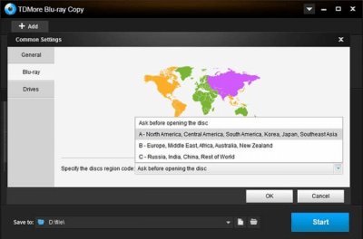 Screenshot of the application TDMore Blu-ray Copy - #3