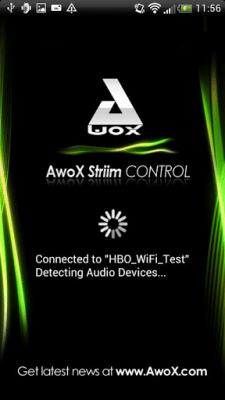 Screenshot of the application AwoX Striim CONTROL - #4