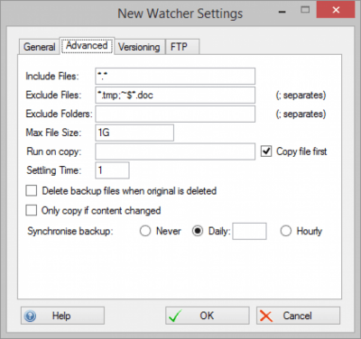 Screenshot of the application AutoVer - #3