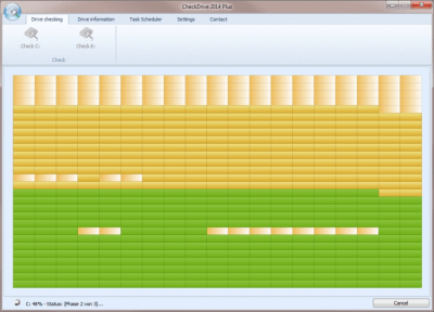 Screenshot of the application Abelssoft CheckDrive - #1