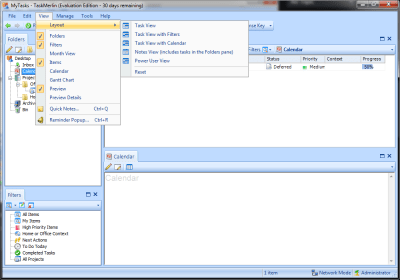 Screenshot of the application TaskMerlin - #3