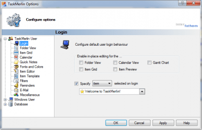 Screenshot of the application TaskMerlin - #5