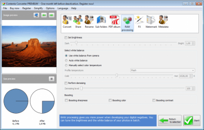 Screenshot of the application Contenta-Converter Premium - #1