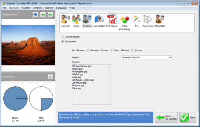 Screenshot of the application Contenta-Converter Premium - #2