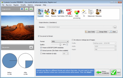 Screenshot of the application Contenta-Converter Premium - #3
