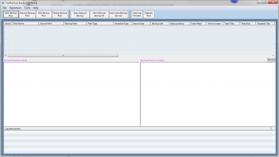 Screenshot of the application FastBackup - #1