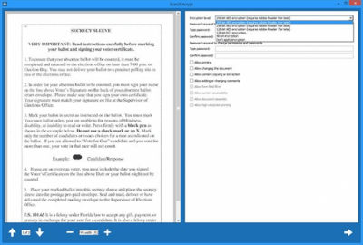Screenshot of the application Scan2Encrypt - #3