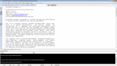 Screenshot of the application GridinSoft Notepad - #1